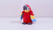 Toyshine Talking Macaw Parrot Repeat What You Say Stuffed Animal Plush Toy Electronic Record Animated Bird Shake Wings Speaking Parrot Pet Toy for Kids Boys Girls Christmas Birthday Gift