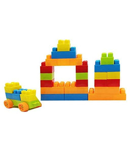 Toyshine 40 pcs Building Block Toys with Wheels for Kids, Bag Packing, Best Gift Toy for Kids