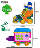 Toyshine 123 Train Puzzle Numbers Toy, Educational and Learning Toy