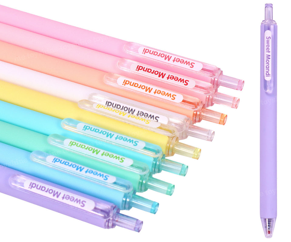 Toyshine Pack of 9 Colored Gel Ink Pens Medium Point (0.7mm), Comfortable Writing for Adults and Kids Writing Journal, Taking Notes, Drawing at School Office Home