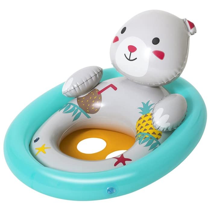 Toyshine Inflatable Rabbit Shaped Swimming Pool Tub Tube Water Play Centre Toy for Kids - 81cm x 56 cm