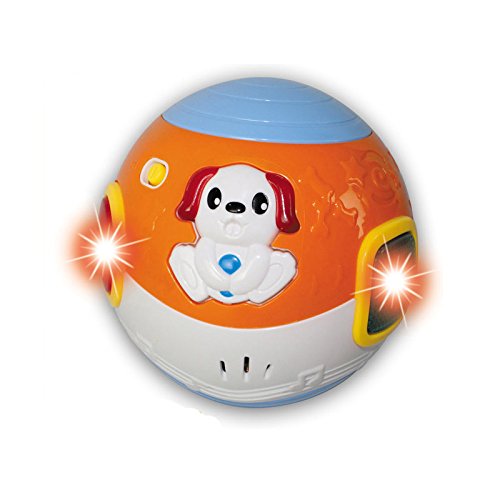 Toyshine Activity Ball Toy with Animal Words learning, Sound, Music and Lightning Effect, Non-toxic