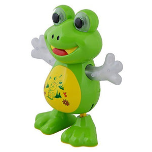 Toyshine Dancing Frog with Music Flashing Lights and Real Dancing Action, Multi Color