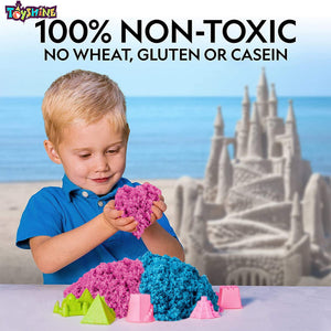 Toyshine Set of 2Kg Creative Sand for Kids - Pink and Blue