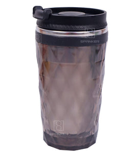 Spanker Easy Rotating Insulated Tea Coffee Mug with Lid, Stainless Steel SUS 304