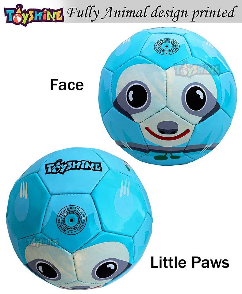 Toyshine Edu-Sports 2 in 1 Kids Football Soccer Educational Toy Ball, Size 3, 4-8 Years Kids Toy Gift Sports - Sloth and Unicorn (TS-2022)