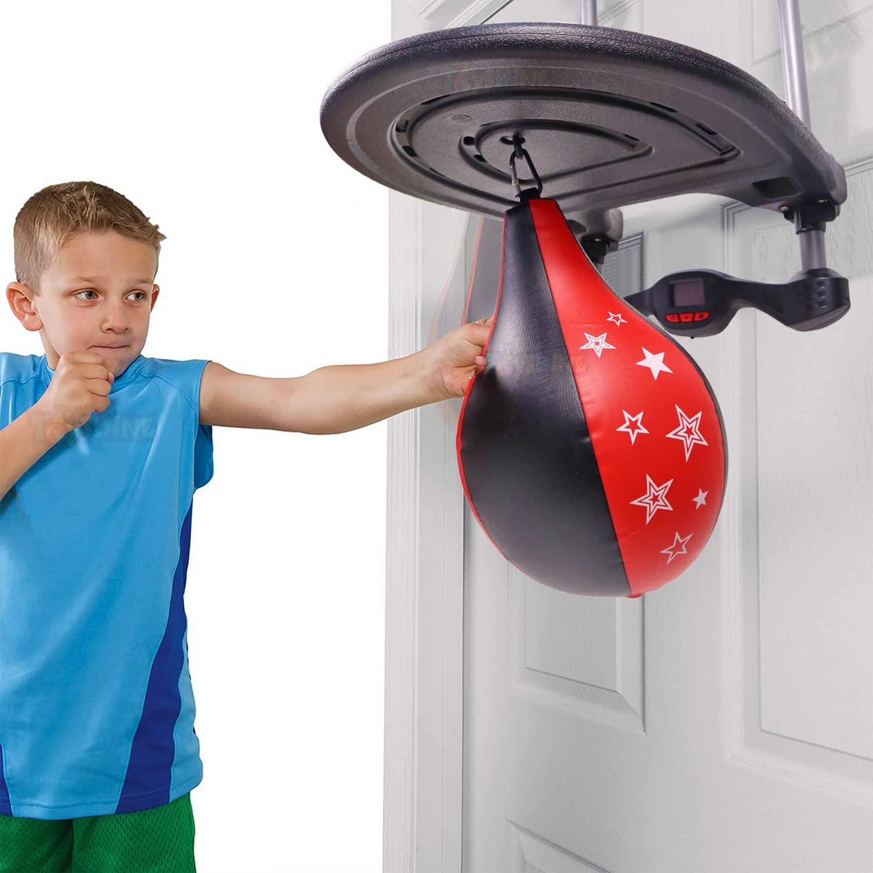 Toyshine Speed Bag Boxing Punching Game | Electronic Punch Counter, Sp