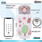 Toyshine Insulated Mini Stainless Steel SUS304 Water Bottle for Kids (BW1719)