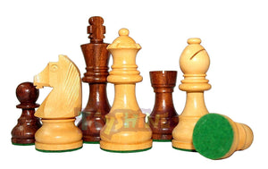 Toyshine Wooden Chess Pieces 6.5 Cms King Height, Chess Game Pawns - SSTP