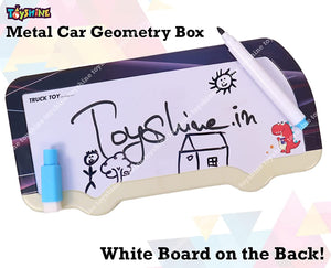 Toyshine Metal Wide Pencil Box with Cartoon Design