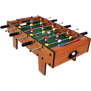 Toyshine Mid-Sized Foosball, Mini Football, Table Soccer Game, 6 Rods, 24 Inches, Multicolor