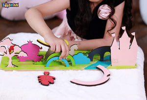 Toyshine Wooden Make Your Own Story Theme Based Puzzle Toy for Kids, Learning, Interactive, Educational, Activity for Kids