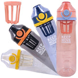 Spanker Sporty Motivational Leakproof Water Bottle 650 ML, BPA Free Fitness Sports Water Bottle - SSTP