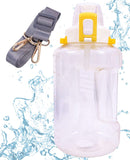 Spanker Sports Water Bottle 1.5 L / 55 OZ Half Gallon Carry Handle Big Water Jug for Sport | Ecofriendly, Tritan BPA Free Plastic, Leakproof- SSTP