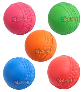 Toyshine Cricket Rubber Balls for Cricket, Pack of 10, SSTP - Multicolour Standard Size