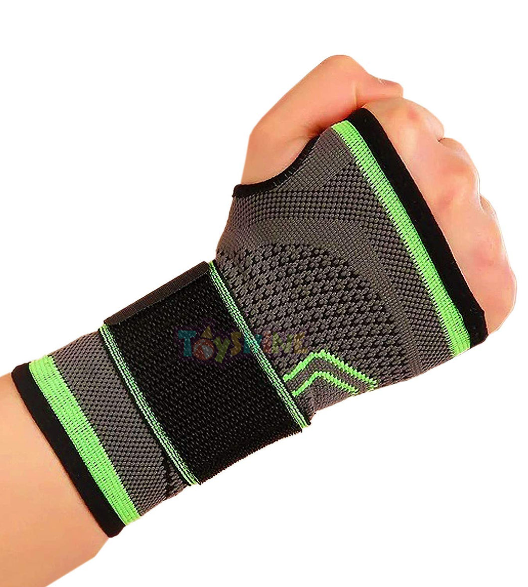 Toyshine Fitness Compression Support Brace Big Size for Palm, Hand, and Wrist for Carpal Tunnel and Support (SSTP) - B