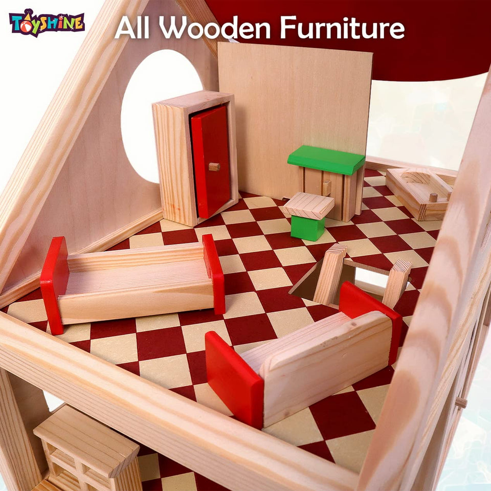 Wooden best sale dollhouse accessories