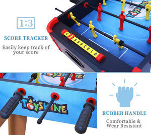 Toyshine Foosball, Mini Football, Table Soccer Game 6 Rods