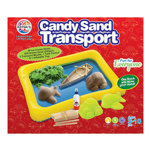 toyshine candy sand transport, smooth and non-sticky for kids, Multi color- made in india