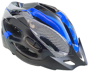 Spanker Dura Shell Adults Bike Bicycle Helmet, Road Cycling Helmets Men Women Adjustable Size - Blue SSTP