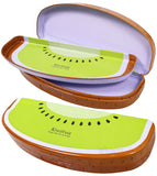 Toyshine Pack of 2 Fruit Shape Printed Shaped Matal Pencil Box for Kids - Fruit