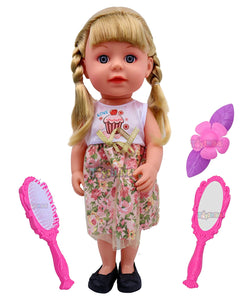 Toyshine Niara 13 Inches Fashion Beauty Doll with Toy Make Up Accessory