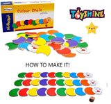 toyshine Wooden Color Chain Sorting Snail Toy, Learn Colors and Numbers (Multi Color) - B