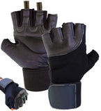 Toyshine Surfer Gym Gloves for Weight Lifting, Exercise and Crossfit for Fitness, Yoga Training, Powerlifting, Row, Cycling (Grey) SSTP