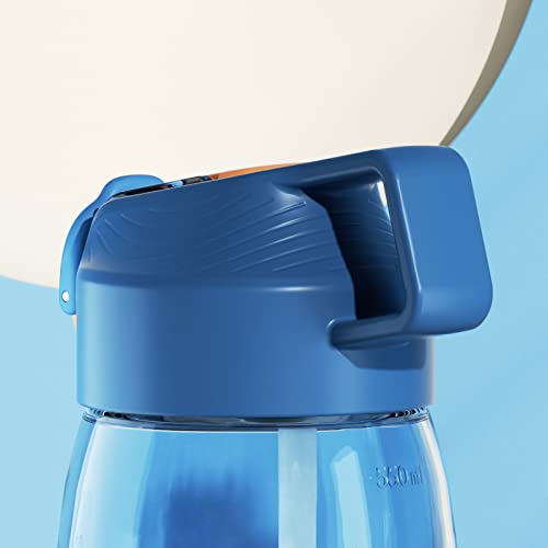 Ello Kids Pop & Fill 16oz Tritan Water Bottle - Leak Proof, Quick Fill Lid, Sip & Chug, BPA Free