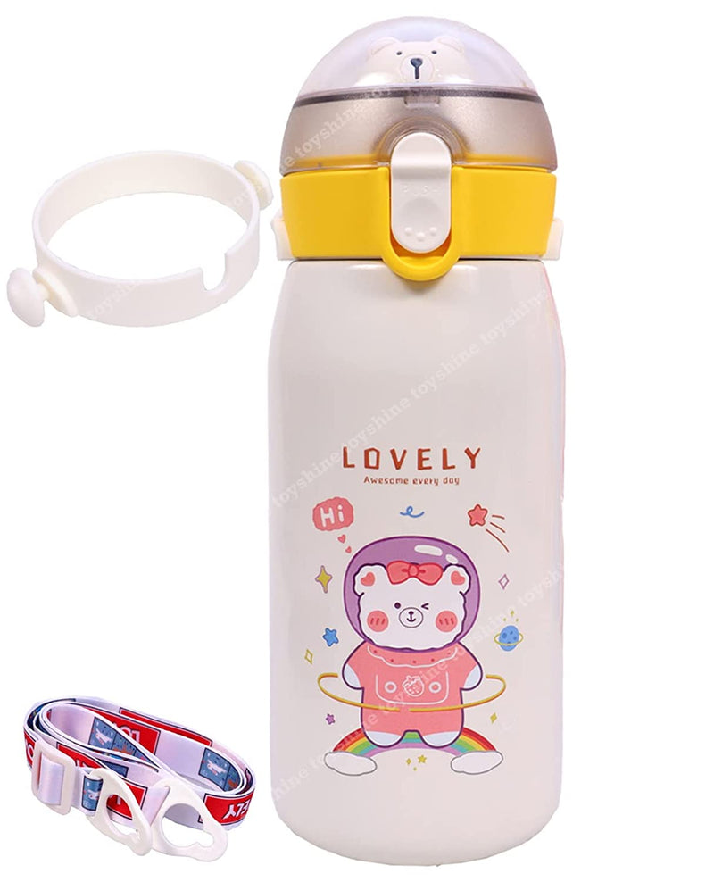 Buy 4tens Stainless Steel Double Walled Insulated Baby Water Bottle for  Kids School Thermos Flask 350ML Online at Best Prices in India - JioMart.