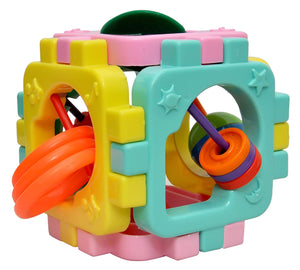 Toyshine 2 in 1 Rattles and Cube Puzzle