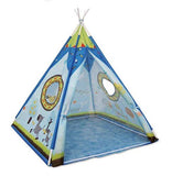 Toyshine Lightweight Folding Kids Indian Teepee Tent Play House Indoor Outdoor Garden Beach Toys - Multicolor
