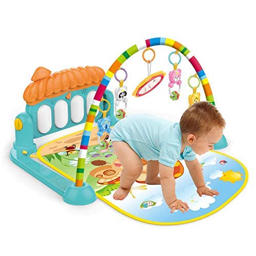 Toyshine Happy Baby's Playmat Gym with Toys, Made of Non Toxic Materia