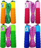 Toyshine Automatic Counting Adjustable Skipping Rope with Comfortable Handles, Pack of 4, SSTP