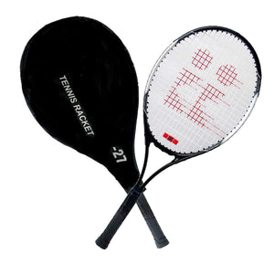 Toyshine Power 27 Professional Tennis Racquet, Good Control Grip,Strung with Cover (Aluminium) (SSTP)