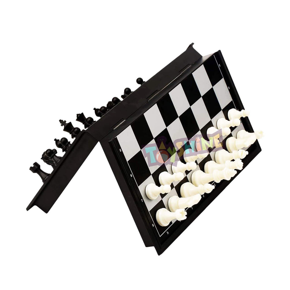 Toyshine Magnetic Chess Set with Folding Chess Board and Pieces, Educational Toys for Kids and Adults (SSTP)