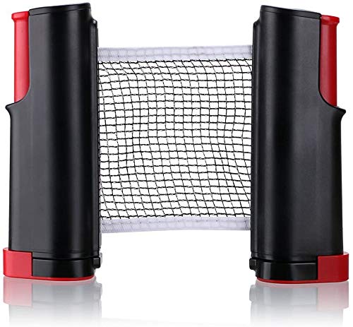Toyshine Portable Ping Pong Net – Retractable Table Tennis Net for Any Table,Color May Vary (SSTP)