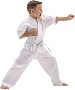 Toyshine Martial Arts Karate Uniform 28no for (6 to 8 Yrs) with White Belt