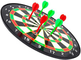 Toyshine Round 15.7 Inches/40 Cms Big Size, Magnetic Dartboard Board Game Set with 6 pcs Magnetic Darts (SSTP)