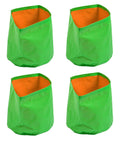 Spanker Grow Bags 250 GSM 12x12 inch (30x30cm) with Drain Holes for Terrace Gardening - Strong & Durable - Pack of 4 SSTP