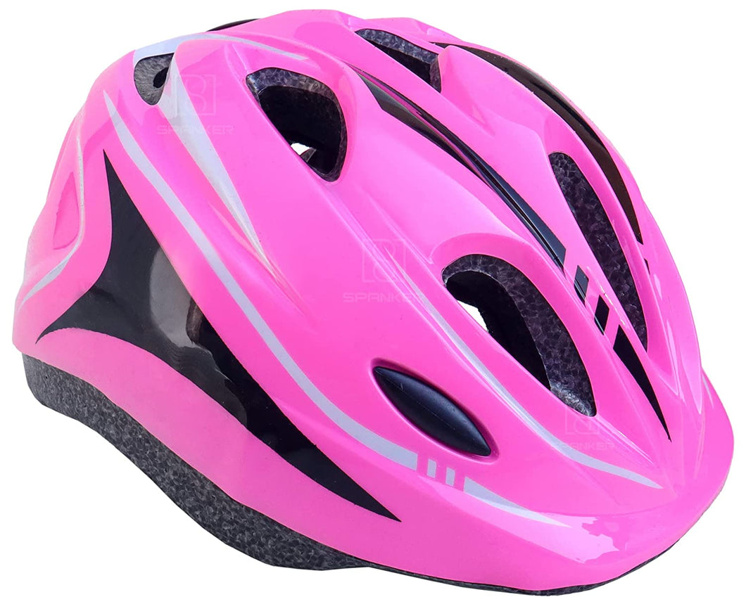 Pink cycle helmet hot sale