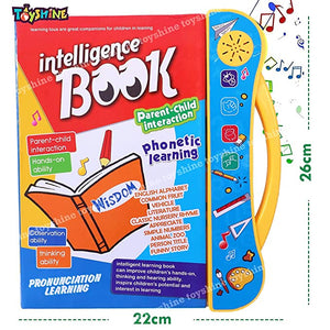 Toyshine Interactive E Learning Children Book Musical English Educational Phonetic Learning Book for 3+ Years, Model - Puzzle Fun,Multicolor