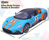 Toyshine 1:22 Sports Car Die Cast Scale Model Dsiplay Car  - Blue