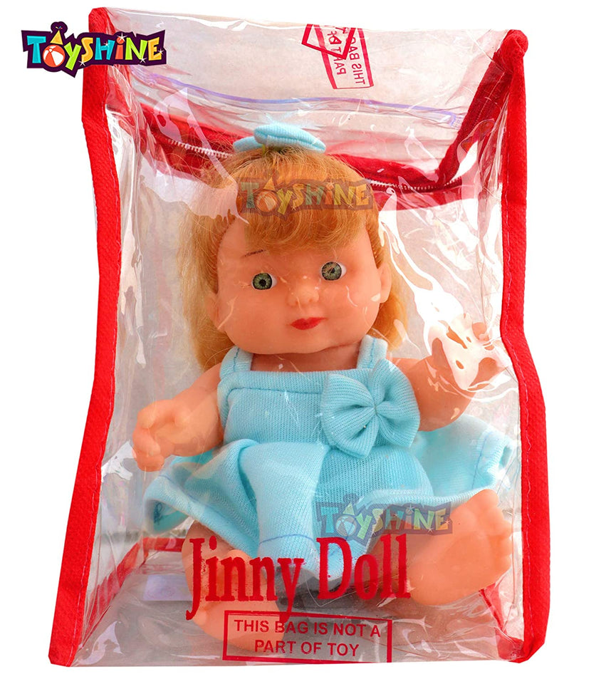 Toyshine 8 inches Realistic Jinny Baby Doll Girl, Sea Green