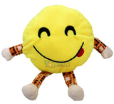 Toyshine Soft Toy for Kids Boy Girl Baby | Soft Feather Cotton Fabric, Hungry Smiley, Yellow, 18 Cms (TS-2022)