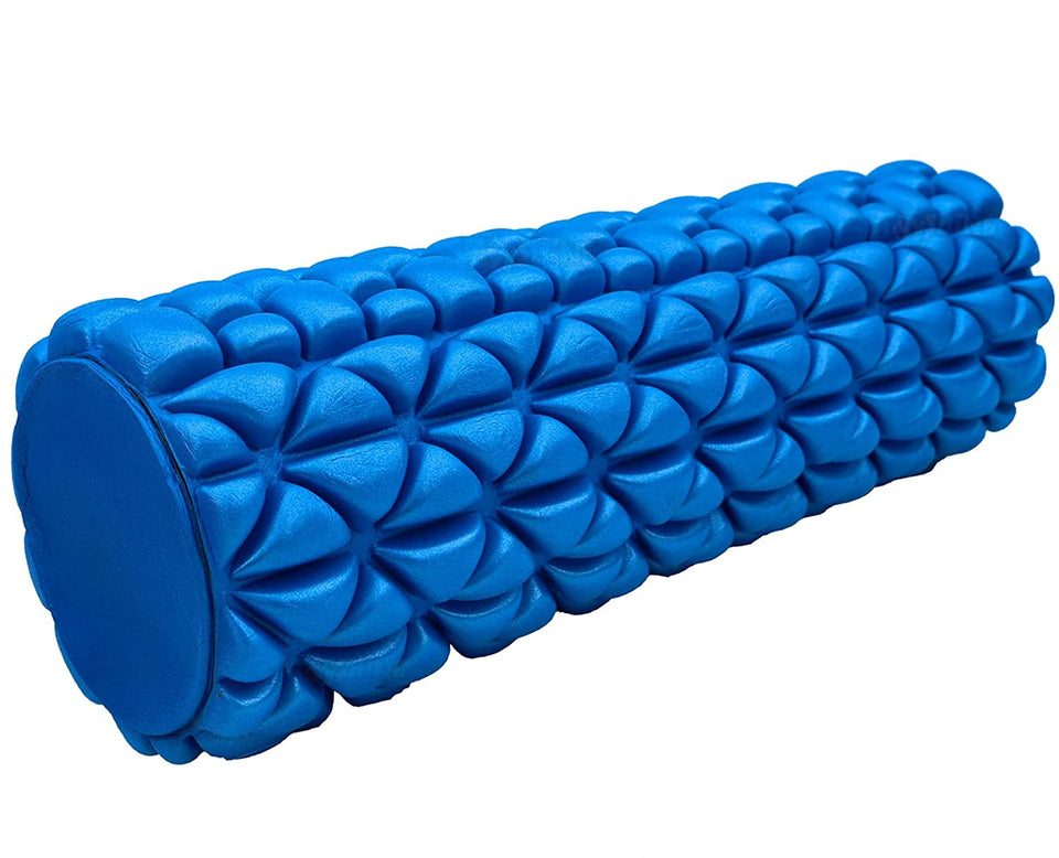 Toyshine XL-Size (44CM) Foam Roller for Physical Therapy Exercise, Body Foam Roller, Deep Tissue Massager Dark Blue SSTP (TS-2022)