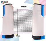 Toyshine Portable Ping Pong Net – Retractable Table Tennis Net for Any Table ,Color May vary (SSTP)