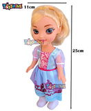 Toyshine 9 Inches Realistic Princess Doctor Baby Doll Girl with Doctor Set, Color May Vary