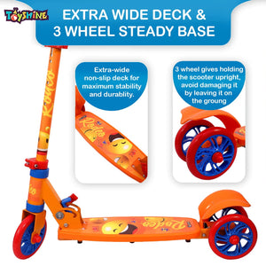 Toyshine Rodeo Runner Scooter for Kids with Anti Slip ABS Orange