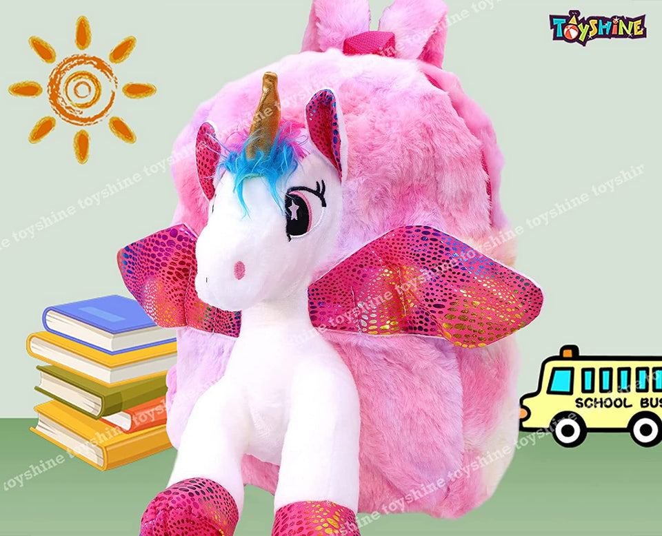 Toyshine Unicorn Plsuh Kids Backpack Bag 11,4'' Age 3+ Unicorn Gifts Girls Boys